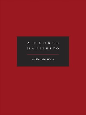cover image of A Hacker Manifesto